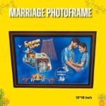 12×18 marriage photo frame with customized wedding picture
