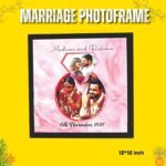12×12 marriage photo frame with customized wedding picture